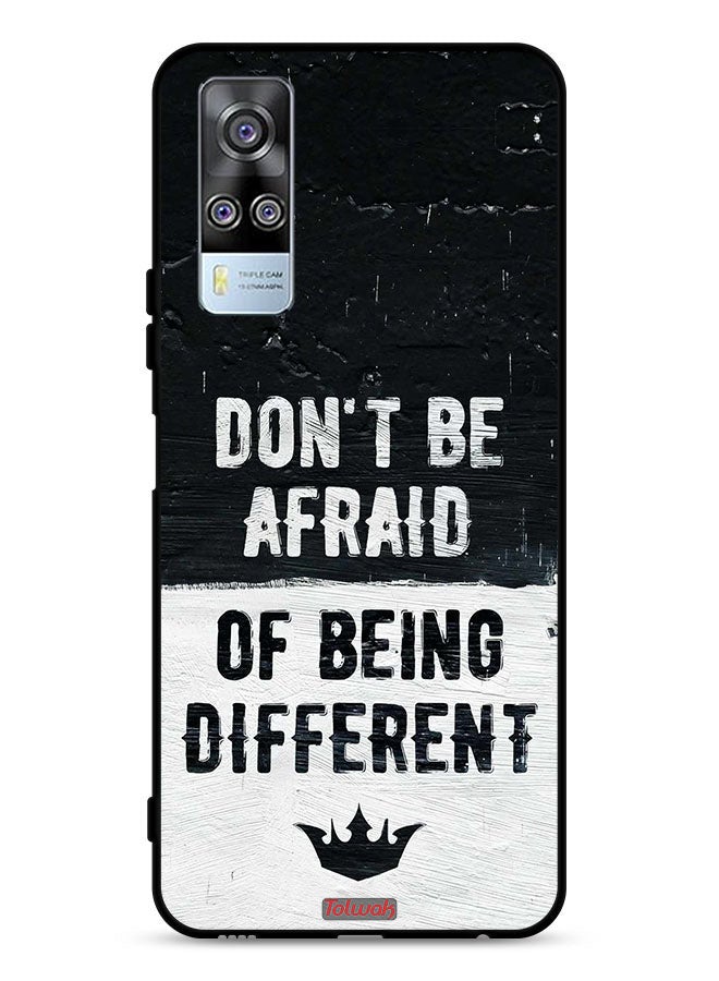 Tolwak vivo Y51 2020 Protective Case Cover Do Not Be Afraid Of Being Different - Image 1