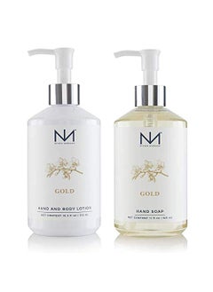Niven Morgan Niven Morgan - Gold Soap and Lotion Hand Set 