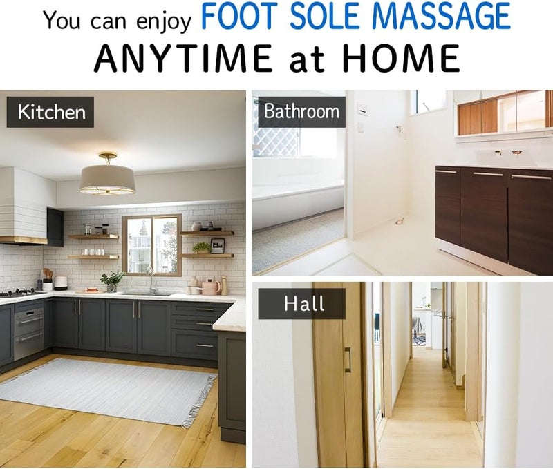 Japard Long Foot Massage Mat 574ft 689 x 1378 Inches Walk Stone Acupressure Pad for Feet Acupoint Massager for Blood Circulation Pain Relief Health Care at Home - Image 4