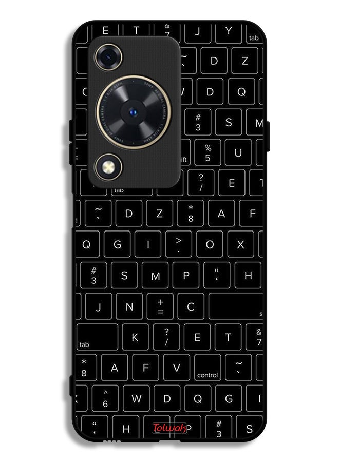 Tolwak Huawei Nova Y63 Protective Case Cover Random Keyboard Keys Pattern