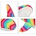 MUPI Shark Stuffed Animal Plush 11 Cute Shark Toy Plush Pillows Soft Cotton Sharks Plushies Ocean Sea Animal Doll Gifts for Boys Girls Kids Adults Rainbow - Image 4