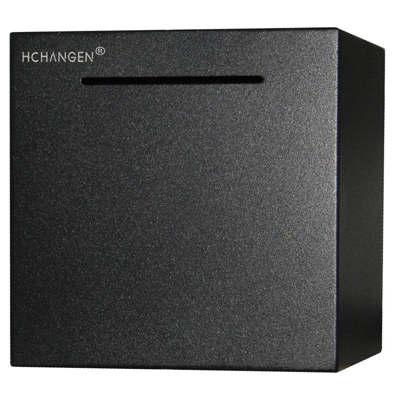 Hchangen Piggy Bank For Adults Must Break To Open Unbreakable Piggy Bank Made Of Stainless Steel  Indestructible Money Savings Bank For Cash (Black  4.72Inches) - Image 1