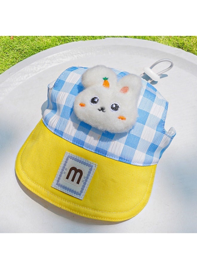 Pet Harness Set with Leash Chest Strap and Hat Cute Outfit for Cats and Dogs Home and Outdoor Wear Size L - Image 3