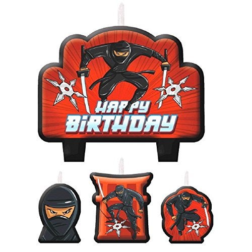 Amscan Ninja Birthday Candle Set
