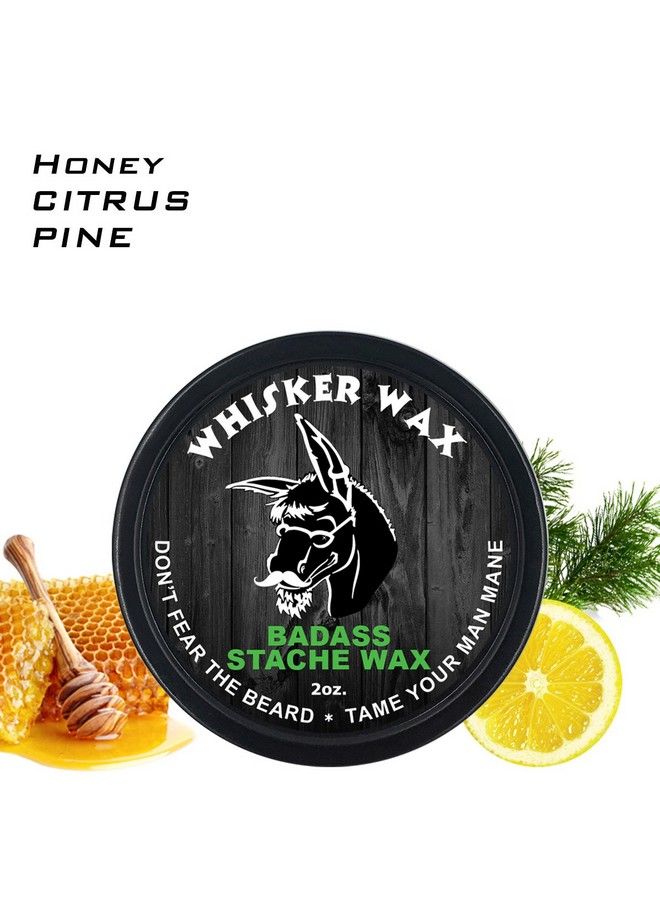 Badass Beard Care Mustache Wax For Men 2 Oz Made With All Natural Butters And Waxes Medium Hold Keeps Mustache Looking And Feeling Natural And Soft - Image 4