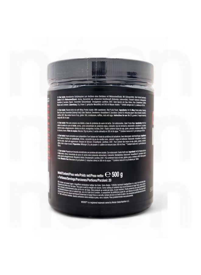 Weider Clear Isolate 500g – Watermelon Flavor – Whey Protein Isolate - Image 4