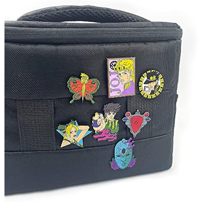 دبوس مطلي بالمينا بتصميم انيمي من جيه جيه بي ايه - اكسسوار شارة جوجوس التنكرية، بروش مرعب - ة شنطة الظهر للاطفال الاولاد والبنات والرجال والنساء - Image 5