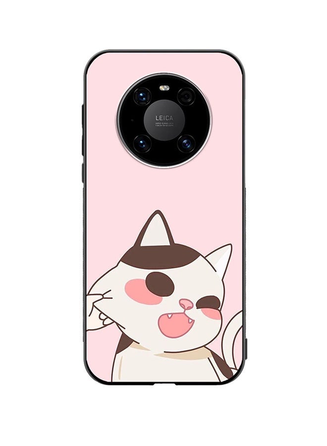VR CREATIVE Protective Case Cover For Huawei Mate 40 Cheeky Cat Design Multicolour - Image 1
