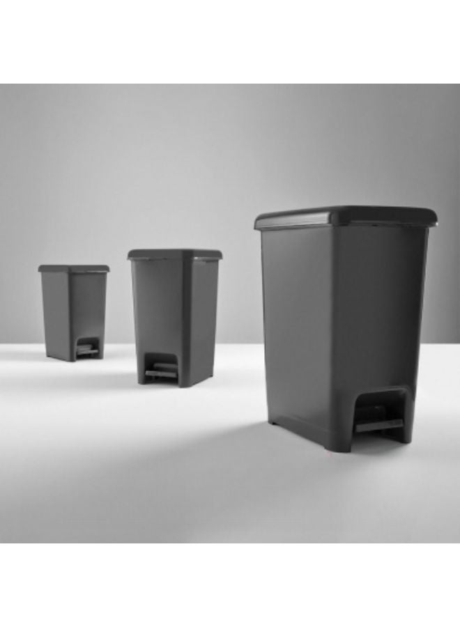 مجال العربية سلة مهملات دعسة ( 15 لتر ) لون اسود - Image 2