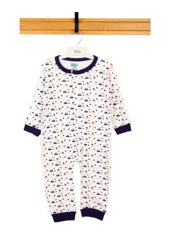 Babies Basic 100% Cotton Printed Long Sleeves Jumpsuit/Romper/Sleepsuit For Babies  - Image 1