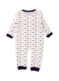 Babies Basic 100% Cotton Printed Long Sleeves Jumpsuit/Romper/Sleepsuit For Babies  - Image 3