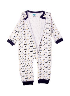 Babies Basic 100% Cotton Printed Long Sleeves Jumpsuit/Romper/Sleepsuit For Babies  - Image 2