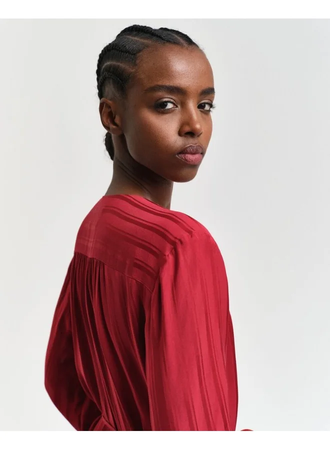 GANT Belted Midi Dress