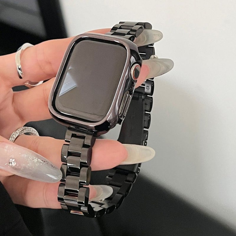 Silvery Stainless Steel Case and Strap For Apple Watch Series 11 10 9 8 7 6 SE 42mm - Image 4