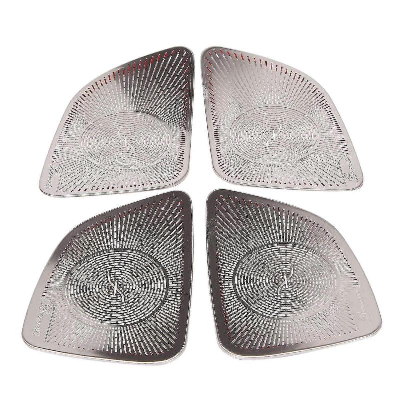 Audio Speaker Cover For Mercedes-benz C-class W206 C260 2022 Silver - Image 1