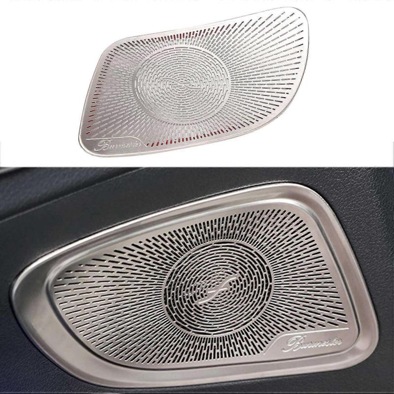 Audio Speaker Cover For Mercedes-benz C-class W206 C260 2022 Silver - Image 3