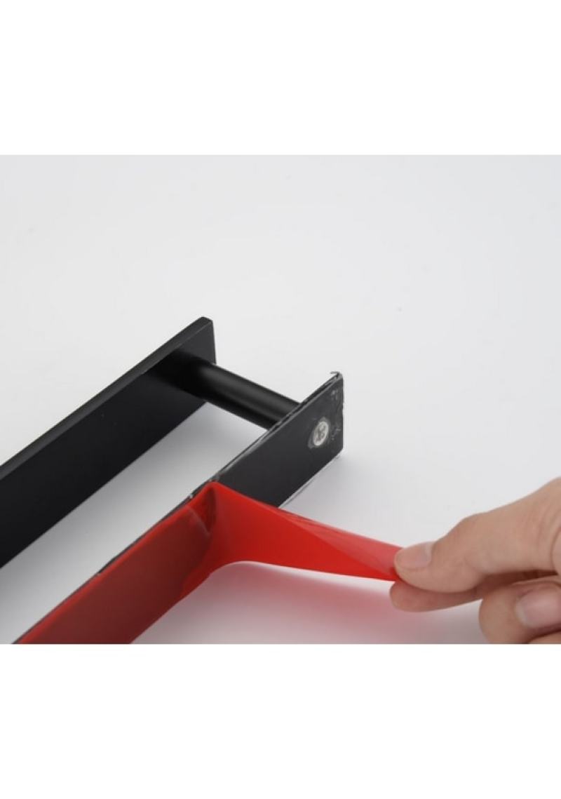 Bathroom Towel Rack, Self Adhesive Towel Rack, 304 Stainless Steel, Black - Image 3
