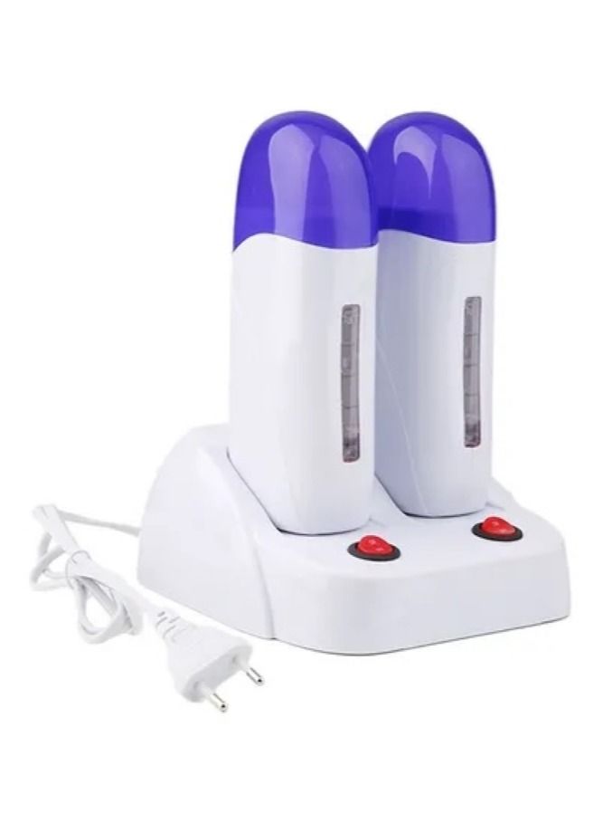 آلة إزالة الشعر بالشمع بلفة مزدوجة يمكن إعادة ملؤها - Image 1