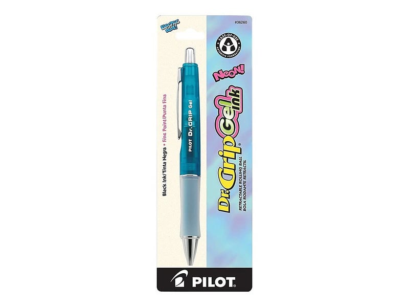 PILOT Dr. Grip Limited Refillable & Retractable Gel Pen, Fine Point, Black Ink, Single Pen - Ideal for School, Journaling & Office Writing - Image 3