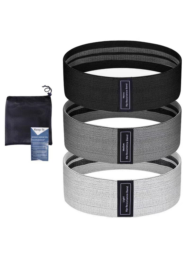 Captaintech 9-Piece Gym Equipment Accessories for Squats Hip thrusts Lunges Leg Days 2 Gym Ankle Straps 3 Hip Resistance Bands Barbell Pads and Tote Bags - Image 3