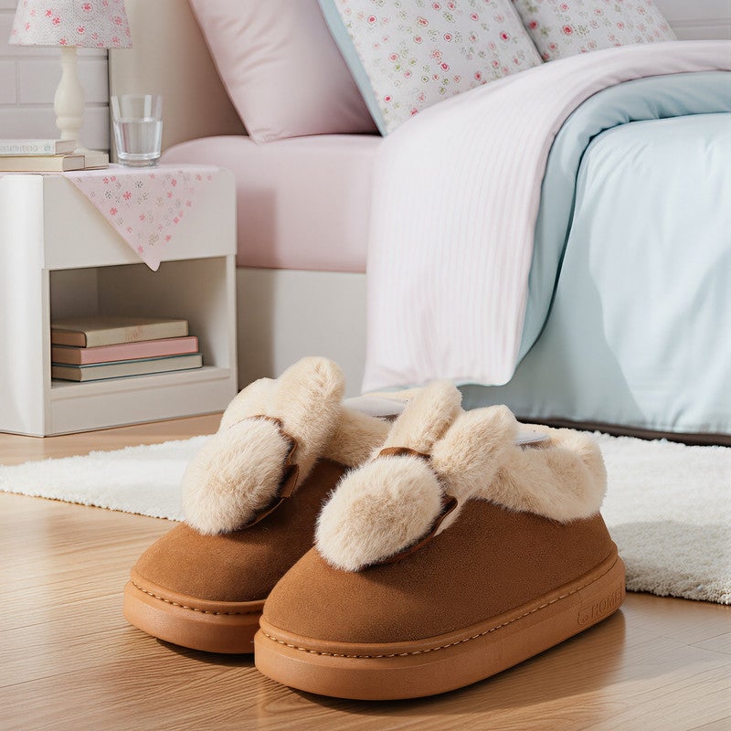 Lucky Kids Soft Plush Fuzzy House Slippers for Women and Men – Cozy Comfort Indoor/Outdoor Slippers – Available in Sizes 36 to 41 - Image 5