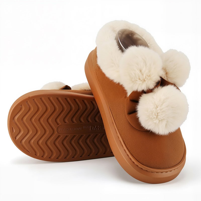 Lucky Kids Soft Plush Fuzzy House Slippers for Women and Men – Cozy Comfort Indoor/Outdoor Slippers – Available in Sizes 36 to 41 - Image 1