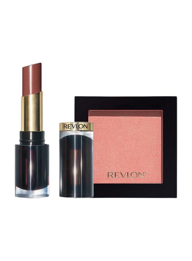 Revlon ريفلون راديانت بلوم ديو – مجموعة الشفاه والخدود - Image 1