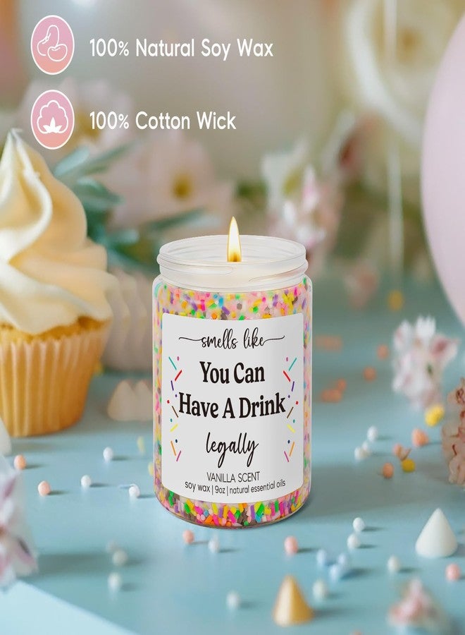 LEADO Scented Candles, 21st Birthday Gifts for Him, Her - Funny 21st Birthday Presents for Daughter, Son, Friend, Girlfriend - Turing 21, 2005 Bday, Cool Gifts for 21 Year Old Male, Female, Boy - Image 3