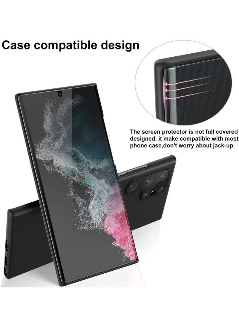 Compatible with Glass Screen Oppo Reno 13 Pro Screen Protector Glass, 9H Hardness Tempered Glass HD Privacy Screen Protector,Anti Spy,Anti- Scratch,Bubble Free (Does not support fingerprint) - Image 2