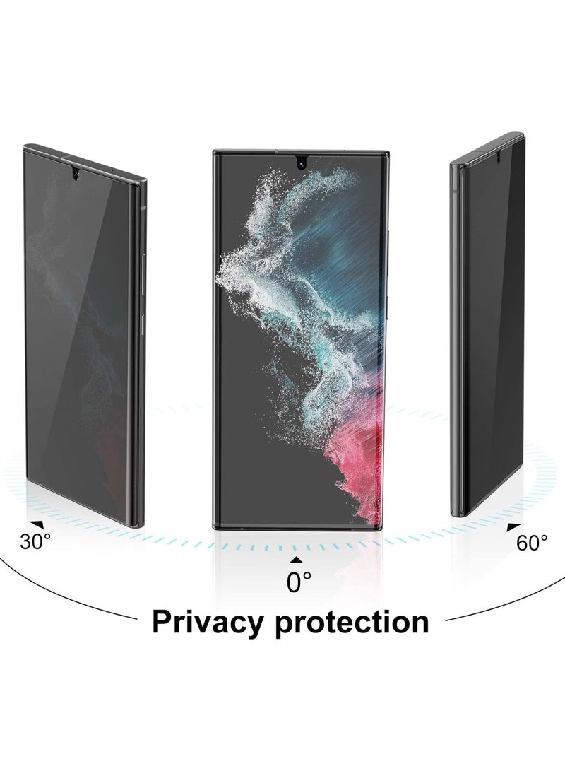 Compatible with Glass Screen Oppo Reno 13 Pro Screen Protector Glass, 9H Hardness Tempered Glass HD Privacy Screen Protector,Anti Spy,Anti- Scratch,Bubble Free (Does not support fingerprint) - Image 4