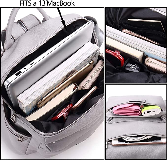 TrueArch Leather Backpack for Women Elegant Backpack Purse Ladies Leather Shoulder Fitting Rakhi Gift for Sister, Mother Bhabhi - Image 4