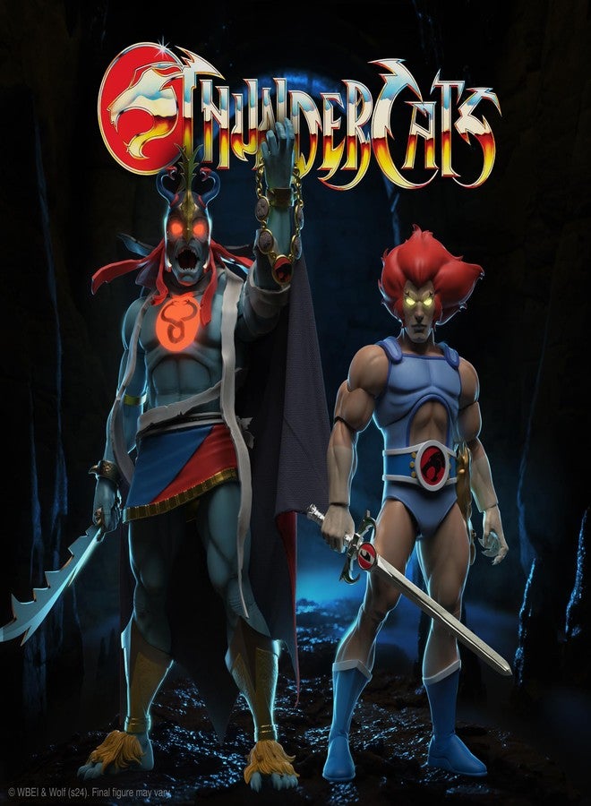 Super7 ULTIMATES! Thundercats Lion-O (LED Eyes) - 7" Thundercats Action Figure with Accessories Classic Cartoon Collectibles and Retro Toys - Image 4