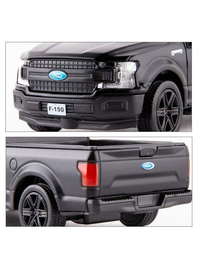 نموذج سيارة بيك اب F150 بمقياس 1/36، سيارة لعبة مصنوعة من سبائك الزنك للأطفال، سيارة لعبة قابلة للسحب للخلف للأطفال الصغار والأولاد والبنات (أسود) - Image 5