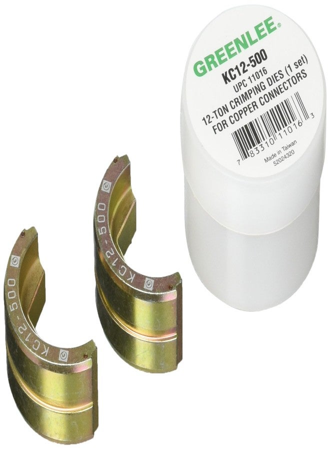 Greenlee KC12-500 DIE,CRIMP-500 COPPER, Brown