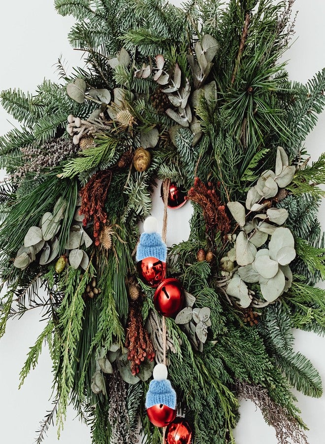 أموسفون قبعات عيد الميلاد الصغيرة المحبوكة من آموسفن، قبعات سانتا كلوز الصغيرة، خفيفة الوزن، هدايا حفلات يدوية الصنع، أغطية رأس للعطلات للاحتفالات الاحتفالية - Image 5