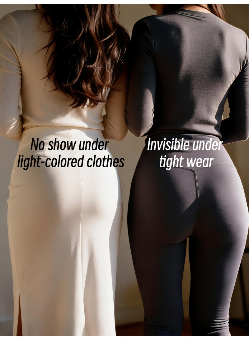 3‑Pack Seamless‑Free Sports Panties for Women, No‑Show Underwear for Yoga Pants, No‑Ride‑Up Hip‑Friendly Breathable Athletic Underpants for Workout - Image 4