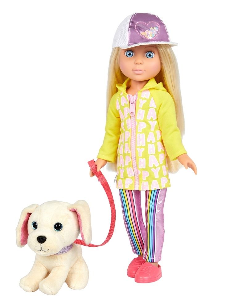 جليتر جيرل الأميرة لورا مع كلبها الأليف - GG51096Z - Image 1