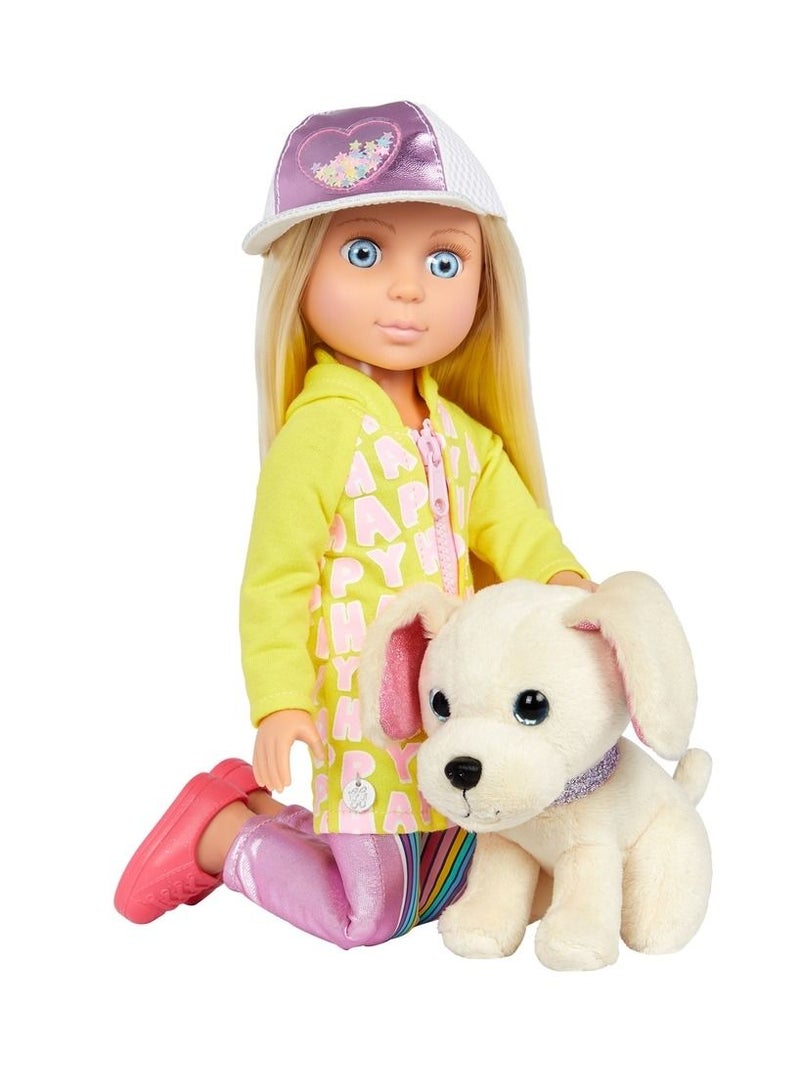 جليتر جيرل الأميرة لورا مع كلبها الأليف - GG51096Z - Image 3