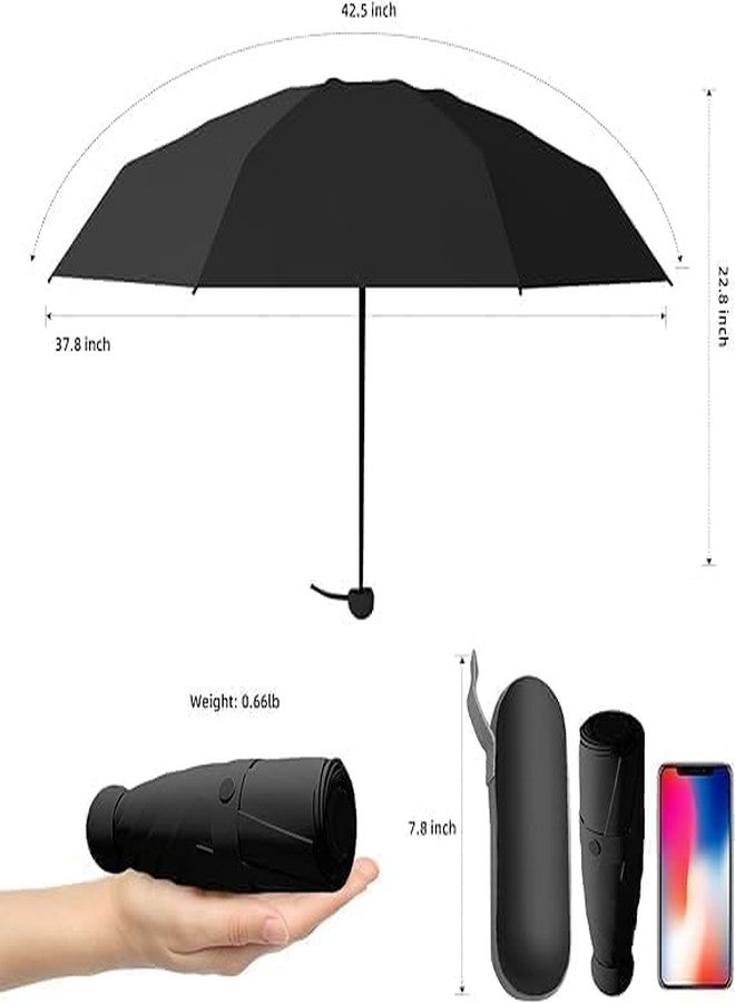 Muej Fancy Magic Umbrella Changing Secret Blossoms Occur Stylish Windproof Double Layer with Water Magic Print 3 Fold Umbrella for Girls, Women, Boys (Umbrella with Case) - Image 3