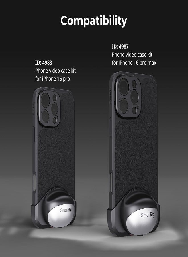 SmallRig FilMov 17mm Threaded Lens Mount Plate for iPhone 16 Series Cases, Only for SmallRig Phone Case 16 Series (4987 & 4988) - 4992 - Image 2