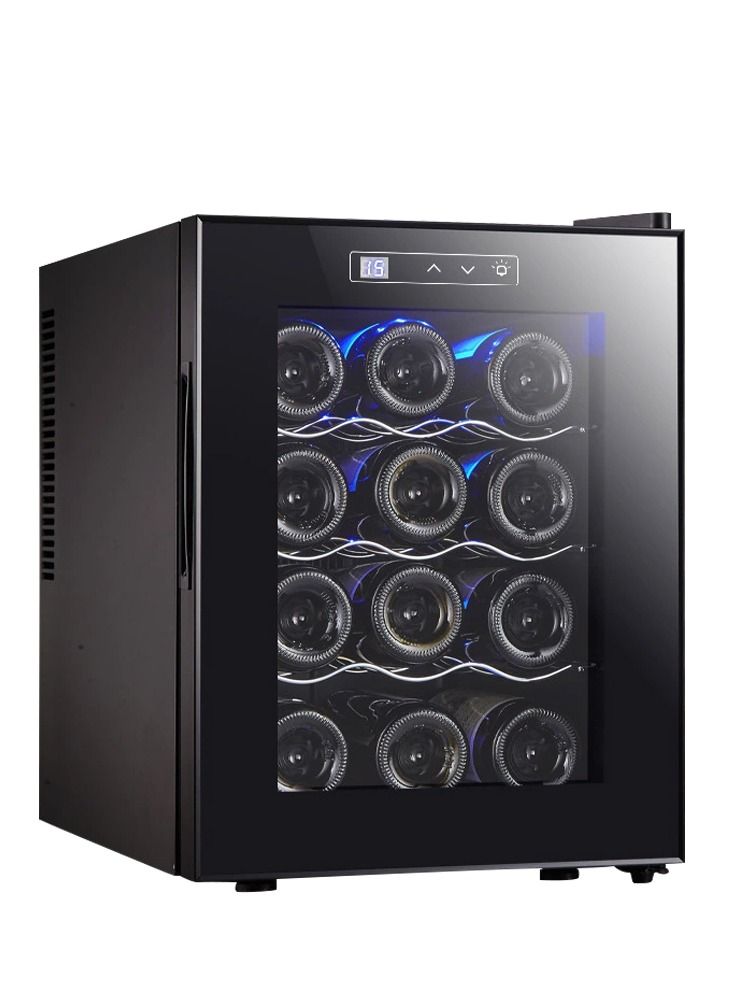 Cool Baby COOLBABY 12 Bottles of Constant Temperature & Humidity Electronic Beverage Wine Cooler Freestanding Compact Mini Wine Fridge Cabinet Refrigerator - Image 1
