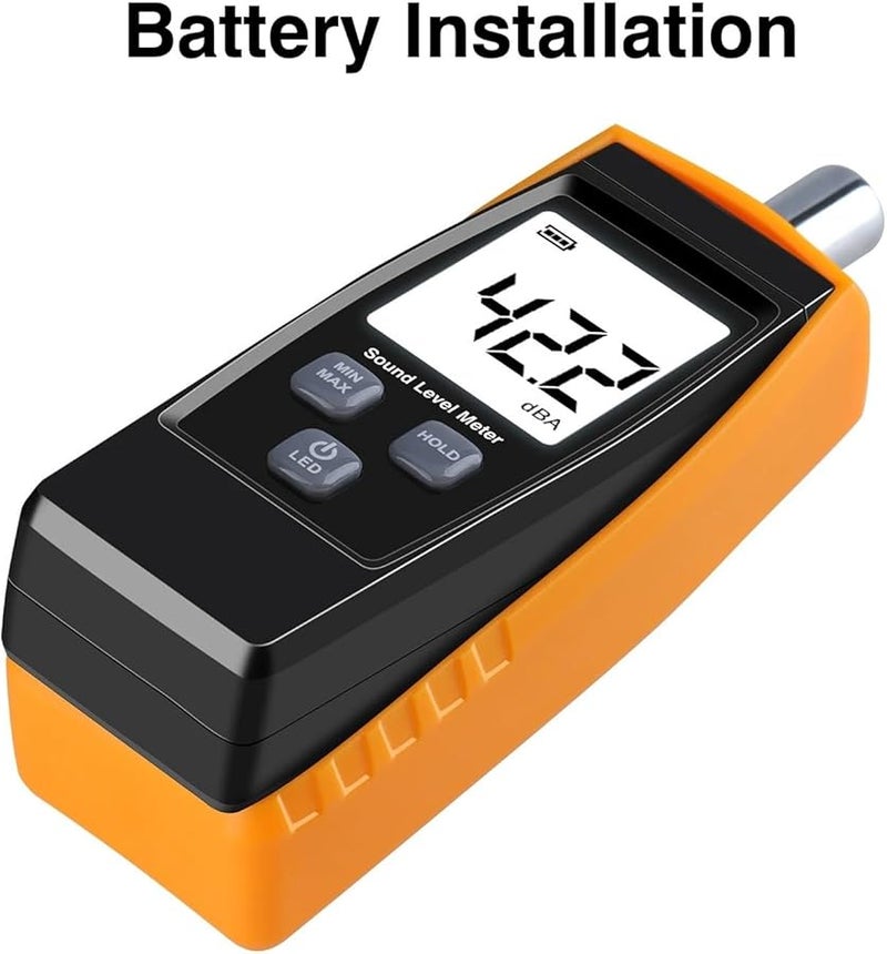 مقياس مستوى الصوت مقياس الديسيبل 30-130 ديسيبل جهاز قياس الضوضاء الرقمي Rz1359 - Image 4