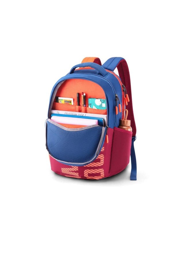American Tourister Sest+ Polyester 2 Compartment Unisex Backpack (Blue,Frsz) (Free Size) - Image 4