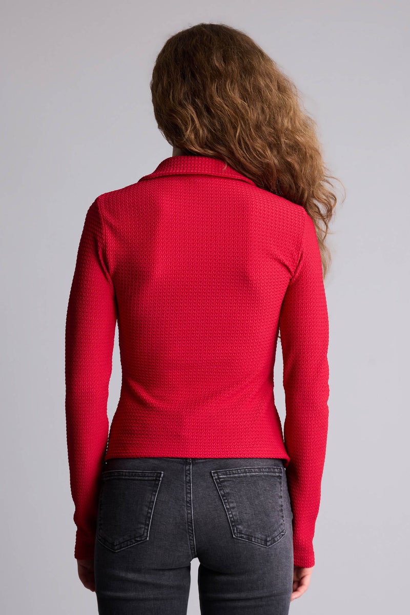 ديفاكتو قميص منسوج كم طويل سليم فيت - Image 5