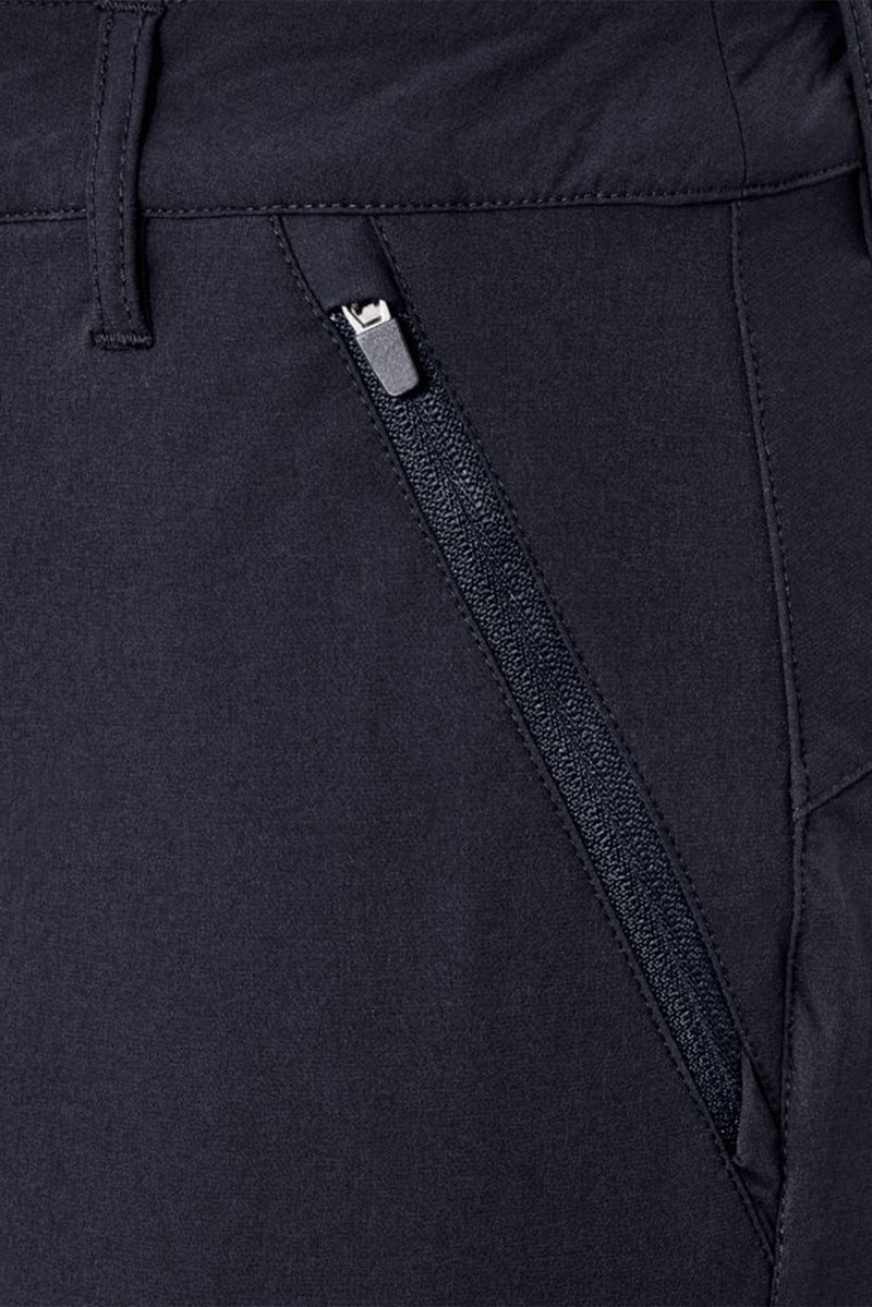 Tchibo بنطال نسائي بقصة عادية، سادة، كحلي - Image 3