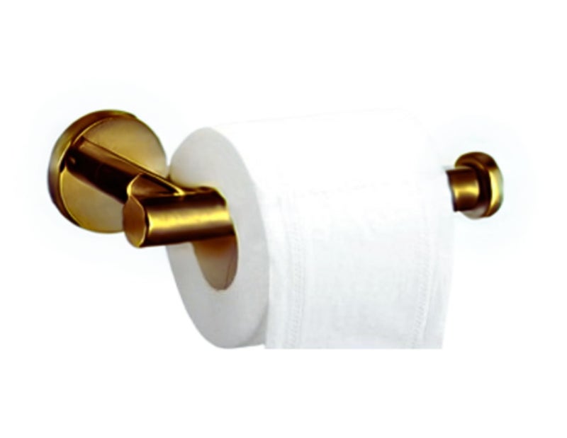 PEFKO PFK080 Wall Mount Toilet Tissue/Napkin Paper Roll Holder for Bathroom, Kitchen Tissue Roll Stand, 304 Grade Stainless Steel, Bath Accessories (1, Brass Antique Finish) - Image 2