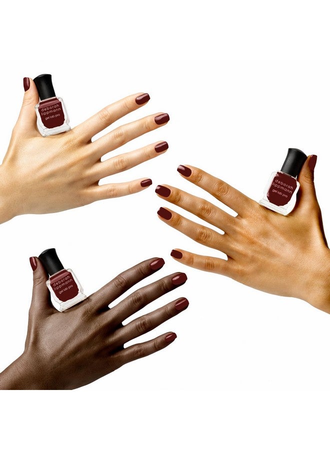 deborah lippmann Gel Lab Pro Nail Polish Treatment Enriched For Health Wear And Shine No Animal Testing 21 Free Vegan Red And Purple Colors - Image 3
