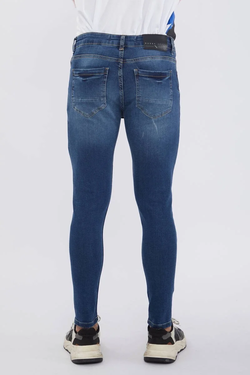 ماركابيا مان Men's Blue Skinny Fit Jeans