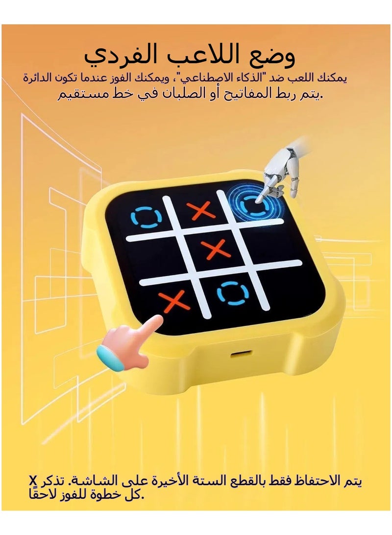 general Tic Tac Toe Bolt Games Travel Board Games 3 in 1 Portable Handheld Puzzle Games for kids Boys and girls Adult board games Family games for all ages - Image 4