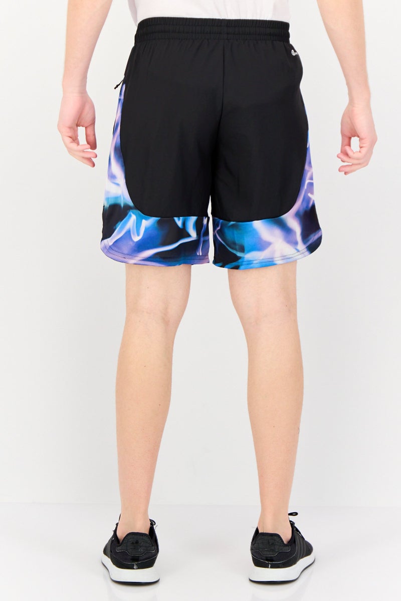 Adidas Men Sportswear Fit 9 Inseam Training Shorts, Multicolor - Image 2